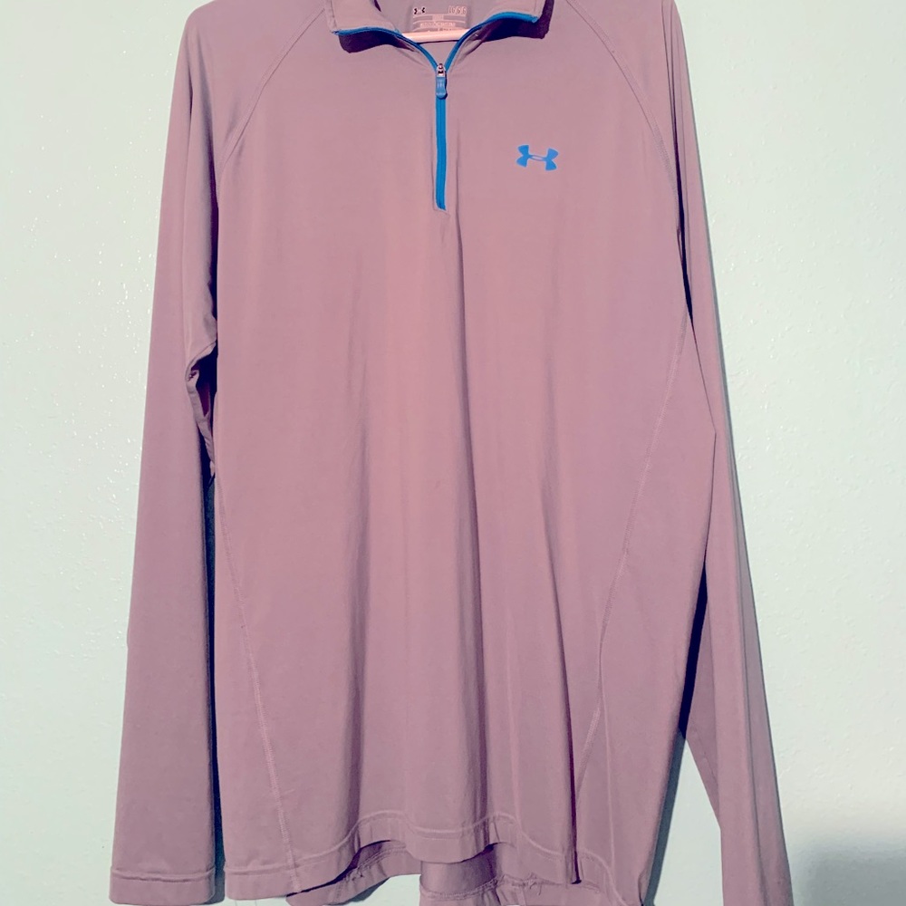 Quarter zip under armor pull over